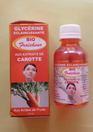 Huile Glycérine Eclaircissante Bio Fraicheur Aux Extrait De Carotte Et Aux Acides De Fruits